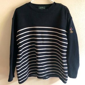 Lauren Ralph Lauren 100% Cotton Nautical Sweater